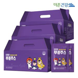 더존건강 더조은 푸룬 바나나 사과 푸룬주스 80ml 30포 3박스