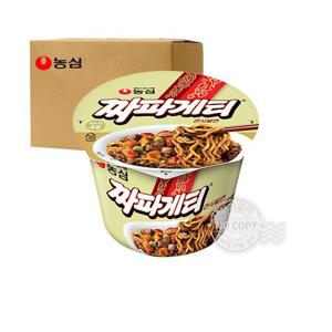 농심 박스 짜파게티큰사발 123g 16입 컵라면