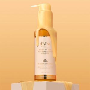 [달바] 화이트 트러플 리턴 오일 크림 클렌저 (펌프형) 160ml (플립캡 증정)