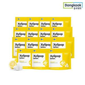 [동국제약] 자일리팝 자일리톨 캔디 레몬 30g x 15개