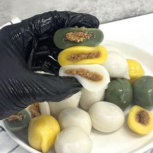 옛날 삼색 깨 송편 500g 굳지않는떡 삼색송편 쑥송편 호박송편 흰송편 추석
