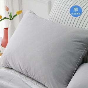 [단잠][단잠] 솔리드 냉감 쿨링여름 베개커버-40X60, 50X70 (33650010A)