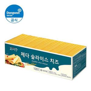 동원 소와나무 고소한 체다 슬라이스 1.8kg 1개