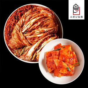 [소문난일품] 포천명가 배윤자 포기김치 5kg + 석박지 3kg