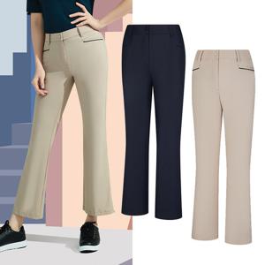 비티알 여성 여름 스판 10부 부츠컷 바지 미라(B,10부)(여) BUP9160W