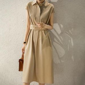 [드레스허그]로워 매치 카라 라인 4COLOR 원피스
