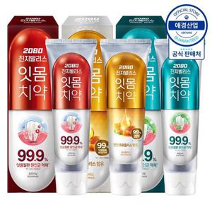 [2080]2080 진지발 리스 치약 120g x10개