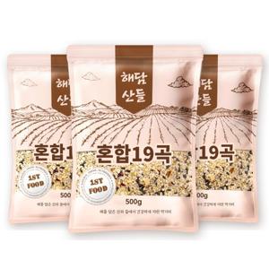 국산 혼합19곡 500g x 3봉 l 혼합곡 잡곡 l 지퍼팩 소포장