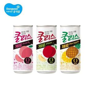 [동원]쿨피스 제로 복숭아/자두/파인애플 230ml 30캔