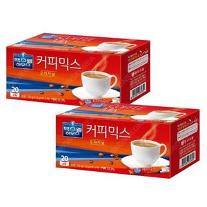 [맥스웰]동서 맥스웰 오리지날 커피믹스 20T X 2개 스틱커피 일회용 (14543010)
