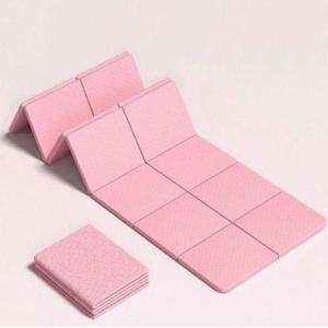 [에이치플러스몰]접어서 보관하고 펼치면 바로쓰는 휴대용 운동매트