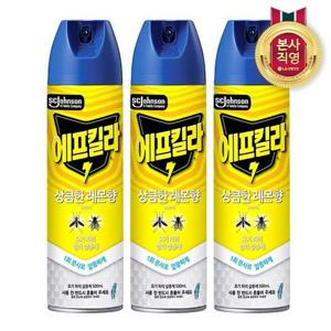 에프킬라 모기약 상큼한레몬향(시트러스) 500ml x 3개
