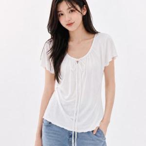 [리더스][리더스] 여성 블라우스 데일리 여름 시원한 반팔티 (49814077)