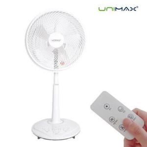 유니맥스 14인치 팬큘레이터형 리모컨 발터치 선풍기 UMF-21408RW[5엽날개/6단계바람/7시간타이머]