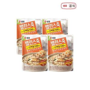 [샘표]밸런스죽 통녹두전복삼계죽 420g 4개