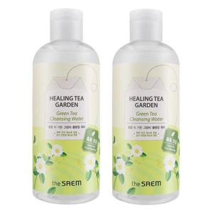 더샘 힐링 티 가든 그린티 클렌징 워터 300ml 2개 .