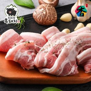 [고산농협] 지리산흑돼지 삼겹살(구이용) 500gx2팩
