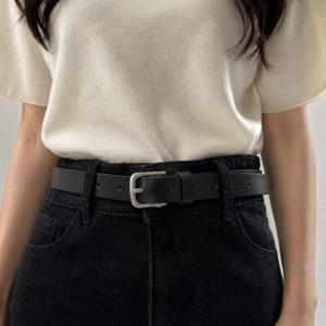 이태리 소가죽 여성 벨트 슬림 캐주얼 청바지 원피스 벨트 WFO4H1L