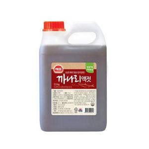 [베스트식품]사조해표 까나리액젓 2.5kg 2개