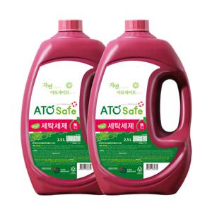 아토세이프 액체 세탁세제 일반용 2.5L 2개