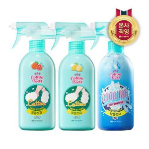 [여름 운동화 속 땀냄새 제거] 온더바디 코튼풋 발을씻자 풋샴푸 본품 510ml 3개 (레몬/자몽/쿨링 택1)