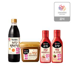 청정원 저당 양념 4종(비빔면,초고추장,된장찌개양념,맛간장) 3개 골라담기