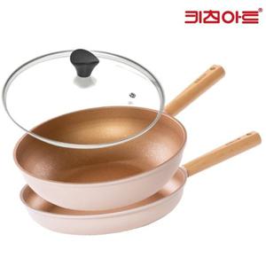 키친아트 골드플렉스 IH 후라이팬2종28+28궁+커버