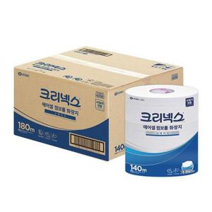 [유한킴벌리]크리넥스 물에 잘 녹는 에어셀 점보롤 화장지 140m 1박스 45376 휴지