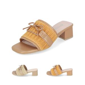 [정상가 159,000원] 엘칸토 여성 니트 메쉬 뮬 4cm LCWW07I326