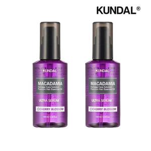 [쿤달]쿤달 마카다미아 울트라 헤어세럼 체리블라썸 100ml x2개