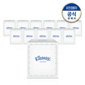 크리넥스 홈냅킨 퓨어화이트 130매x12입(1박스)