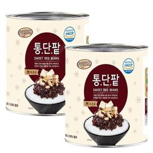 [리치스]동서 리치스 통단팥 3kg 2개 팥빙수재료 빙수 통팥 눈꽃 (12453839)
