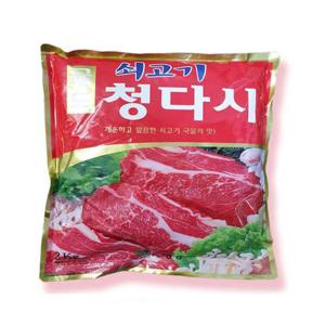 한정성 쇠고기 골드 청다시 2kg 다시다