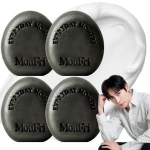 먼프리 대용량 어성초 블랙차콜 모공 축소 미백 미용 비누 티트리 포레스트향 125g 4개입