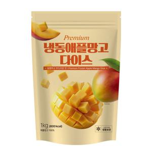 냉동 애플망고 다이스 1kg 5개