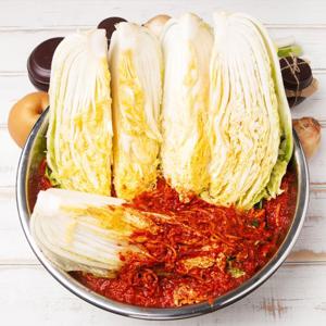 [더싱싱] 국내산 절임배추 김장세트 4kg (해남 절임배추 3kg+양념 1kg)