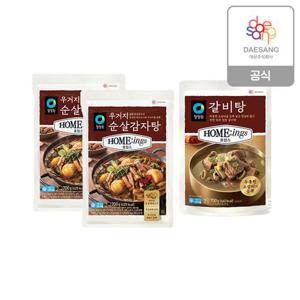 청정원 호밍스 우거지순살감자탕700g 2개+갈비탕700g1개