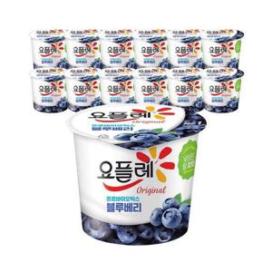 [빙그레]요플레 홈 블루베리 180g 12입 / 요거트