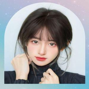 [셀럽하우스]여성 QJFEIRLG 인모 앞머리 부분가발 앞머리볼륨업 커버가발