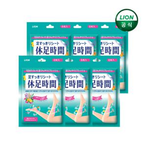 [휴족시간] 쿨링시트 6매입 x 6개/다리관리