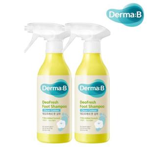 더마비 데오프레쉬 풋 샴푸 클린코튼 400ml 2개