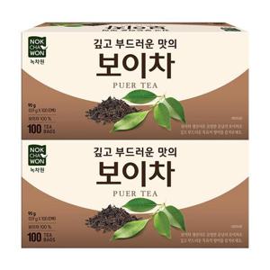 [녹차원] 보이차 100티백 x 2팩
