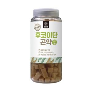 자연애 강아지 가수분해 간식 후코이단 곤약 다시마 520g