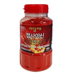 미담채 캡사이신 분말 400g 푸드코리아