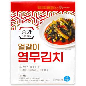 [코스트코] 종가 얼갈이 열무 김치 1.5kg 국산 김치 국내산 재료