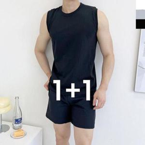 [에이치플러스몰]남자티셔츠 메리아스 런닝 나시티 남자나시 속옷
