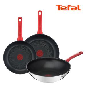 [TeFal] 테팔 에디션 레드 인덕션 프라이팬 3종 24+28+멀티팬28cm