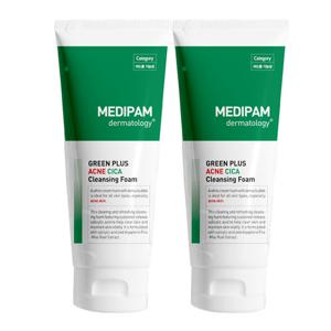 메디팜 아크네 시카 클렌징폼 220ml x 2개 여드름성 피부 완화 기능성 문제성 피부케어
