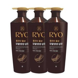 [려]려 홍진단 홍삼 모발영양 샴푸 820ml x3