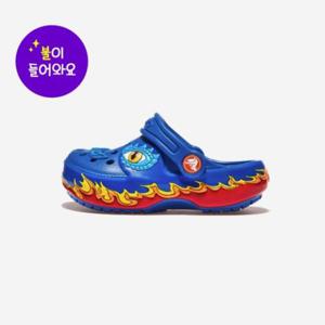 갤러리아_[CROCS](아동용)클래식 아이 엠 레인보우 드래곤 클로그 토들러/